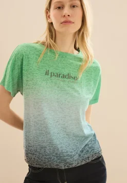 T-Shirt mit Farbverlauf