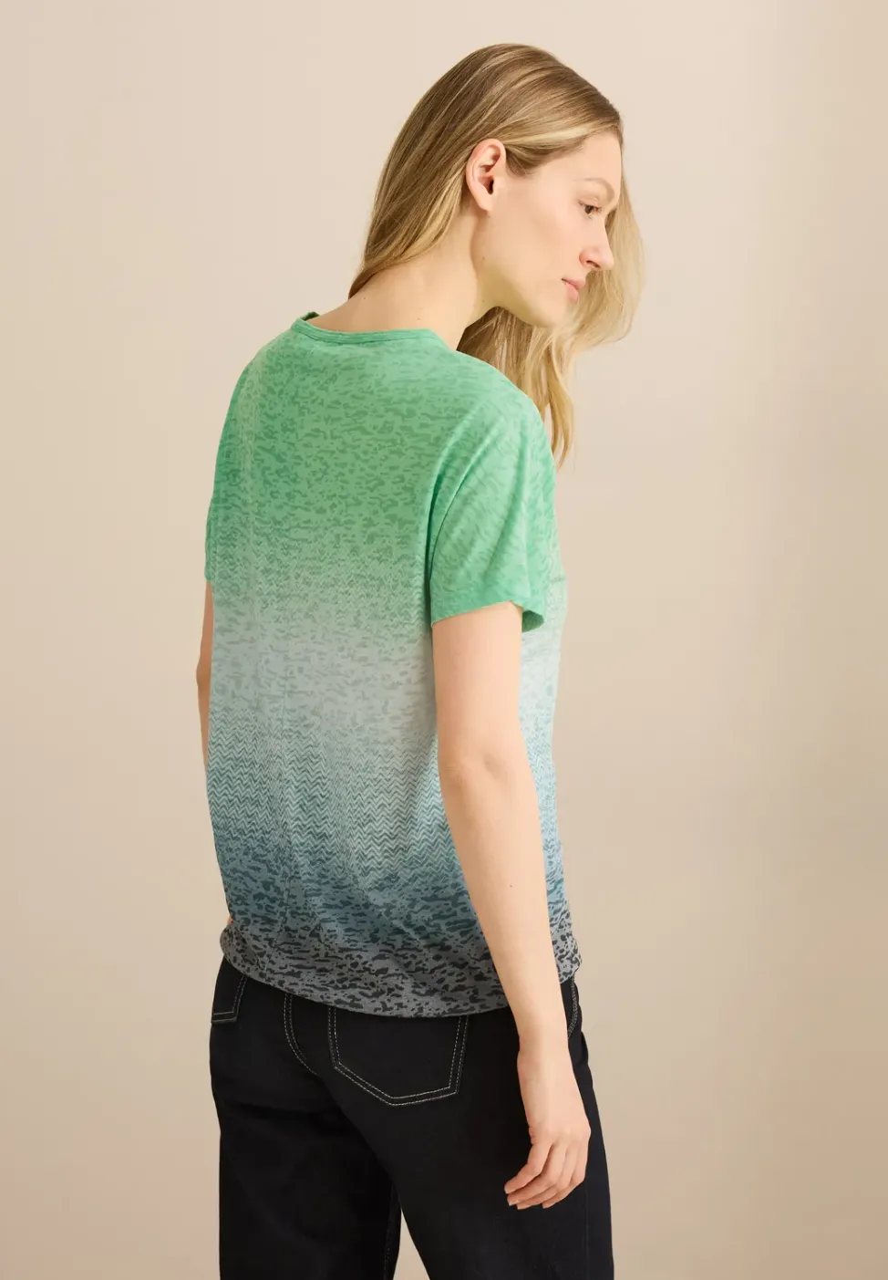 T-Shirt mit Farbverlauf