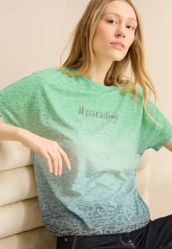 T-Shirt mit Farbverlauf