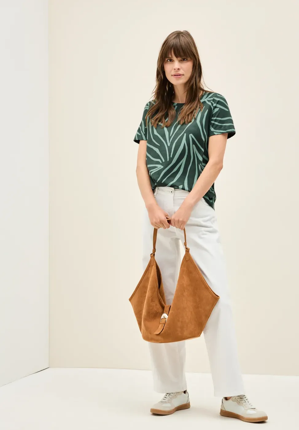 T-Shirt mit floralem Print