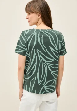 T-Shirt mit floralem Print