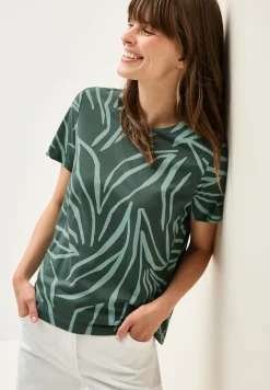 T-Shirt mit floralem Print