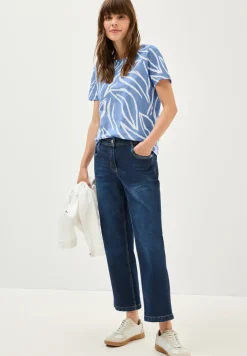 T-Shirt mit floralem Print