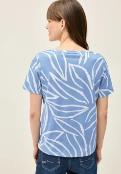 T-Shirt mit floralem Print