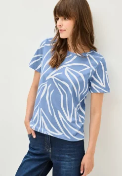 T-Shirt mit floralem Print
