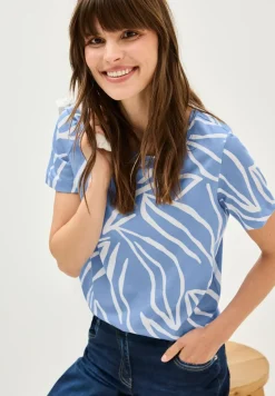 T-Shirt mit floralem Print