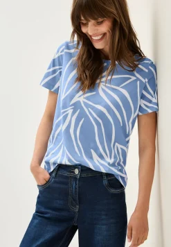 T-Shirt mit floralem Print