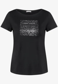 T-Shirt mit Folien-Print