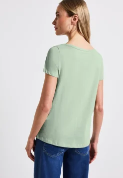 T-Shirt mit Folien-Print