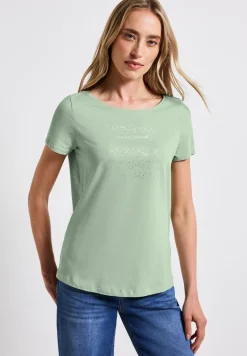 T-Shirt mit Folien-Print