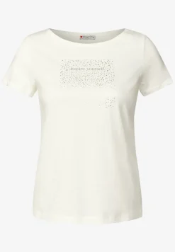 T-Shirt mit Folien-Print