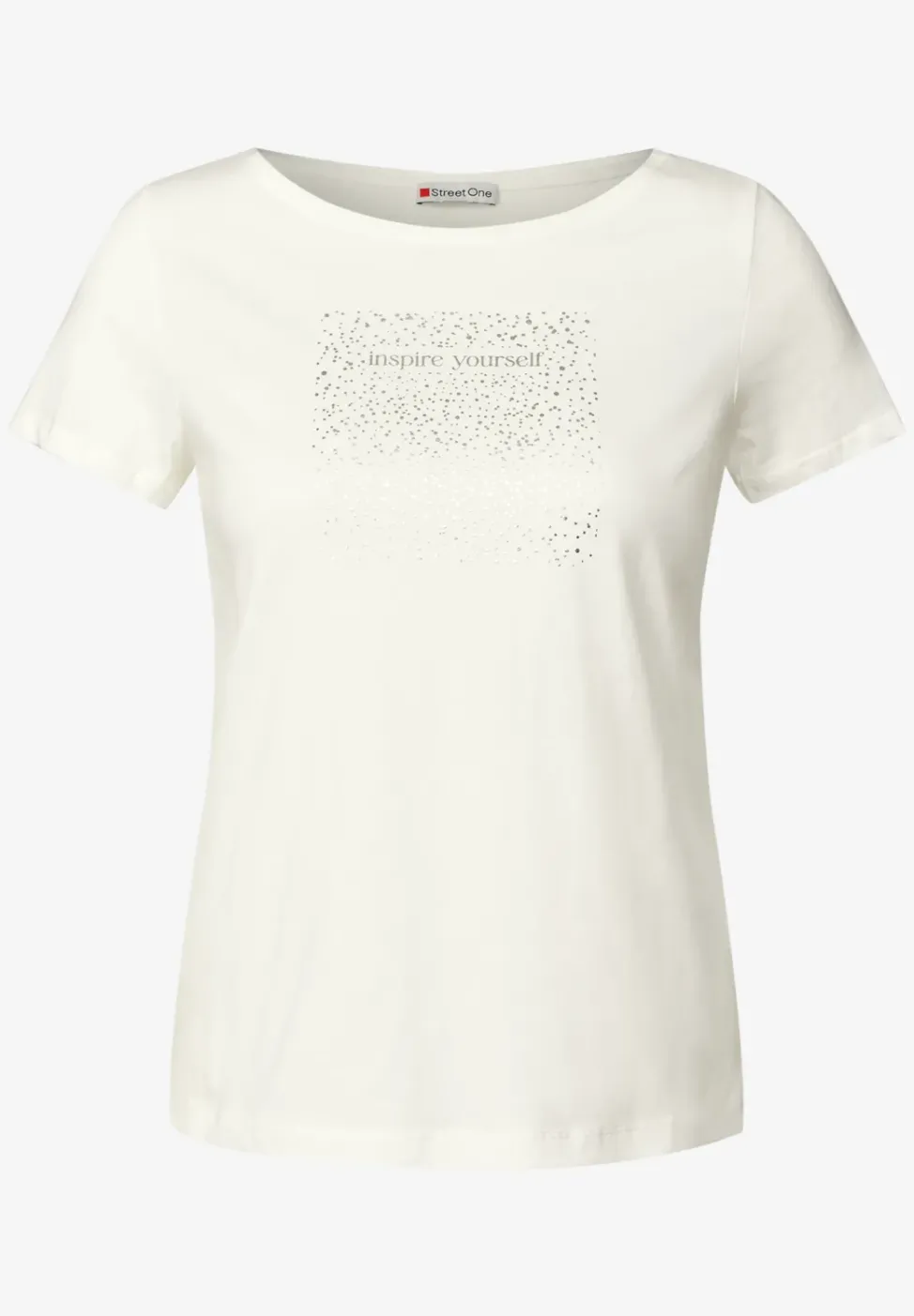 T-Shirt mit Folien-Print