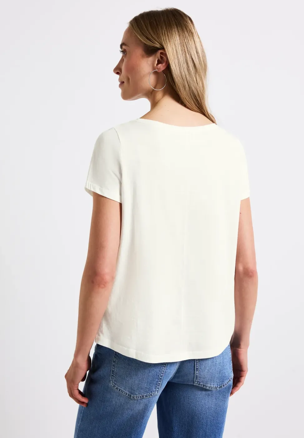 T-Shirt mit Folien-Print