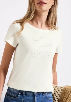 T-Shirt mit Folien-Print