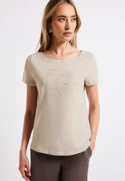 T-Shirt mit Folien-Print