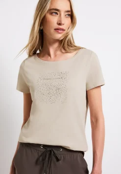 T-Shirt mit Folien-Print