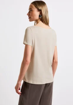 T-Shirt mit Folien-Print