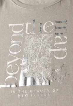 T-Shirt mit Folien-Print