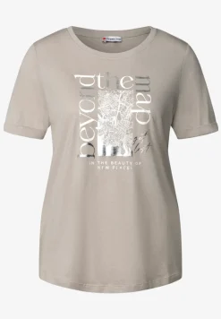 T-Shirt mit Folien-Print