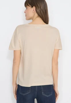 T-Shirt mit Folienprint