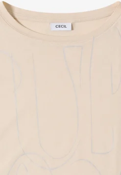T-Shirt mit Folienprint