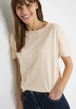 T-Shirt mit Folienprint