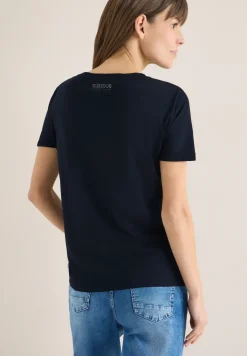 T-Shirt mit Folienprint