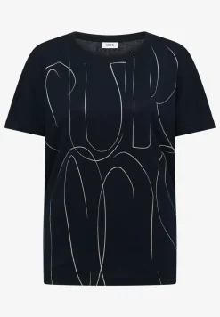 T-Shirt mit Folienprint