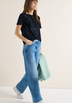 T-Shirt mit Folienprint