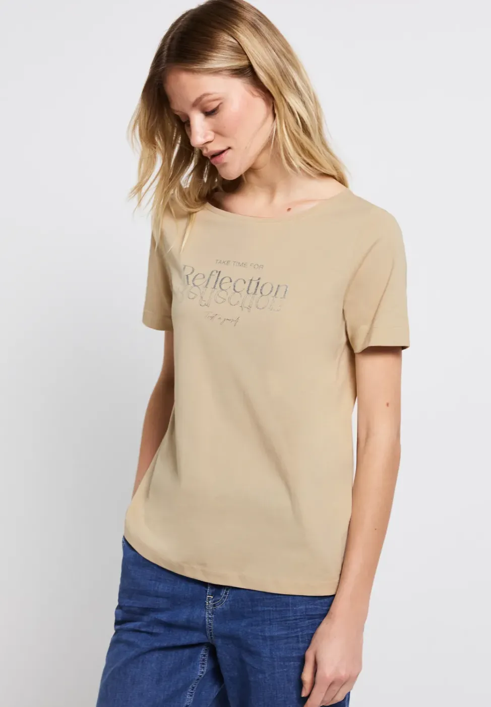 T-Shirt mit Folienwording