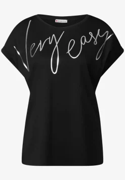 T-Shirt mit Folien-Wording