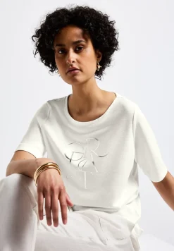 T-Shirt mit Folien-Wording