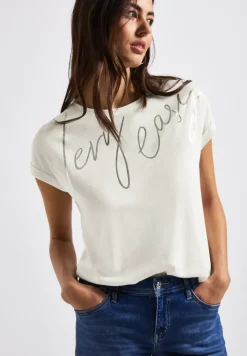 T-Shirt mit Folien Wording
