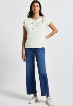 T-Shirt mit Folien Wording