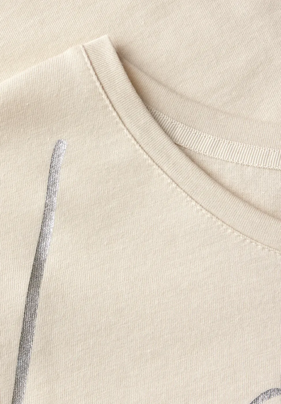T-Shirt mit Folien-Wording