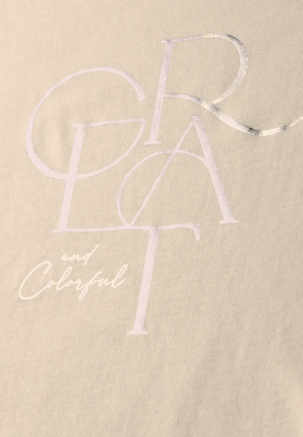 T-Shirt mit Folien Wording