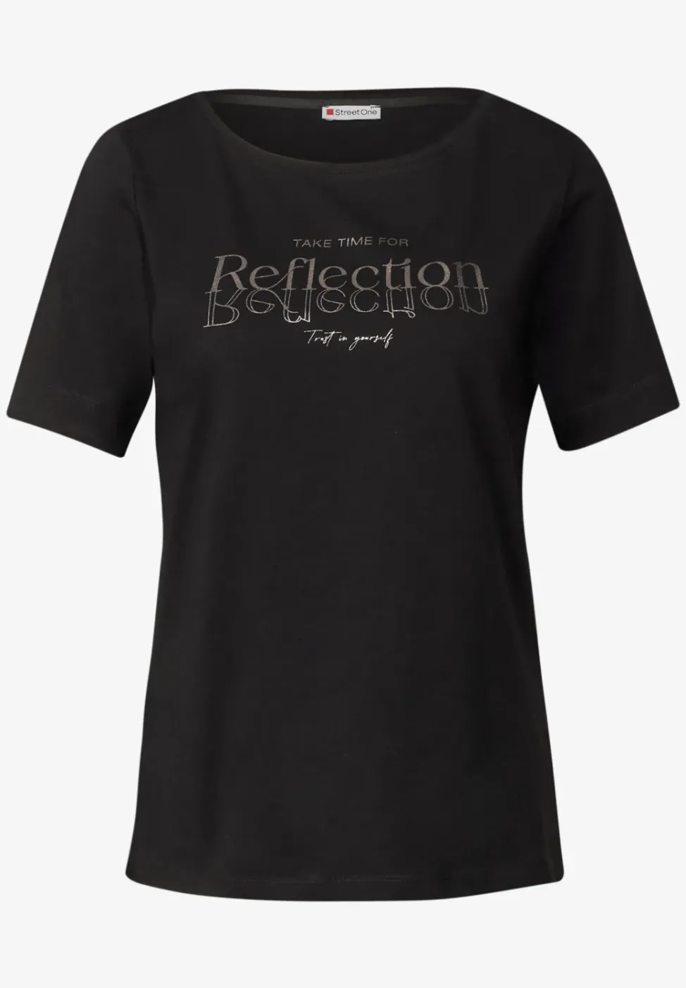 T-Shirt mit Folienwording