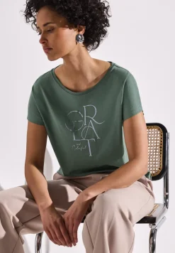 T-Shirt mit Folien Wording