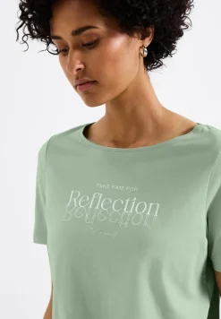T-Shirt mit Folienwording