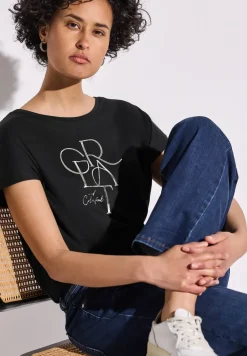 T-Shirt mit Folien Wording