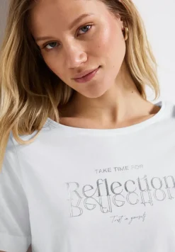 T-Shirt mit Folienwording
