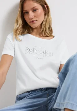 T-Shirt mit Folienwording