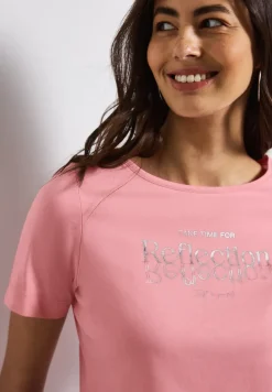 T-Shirt mit Folienwording