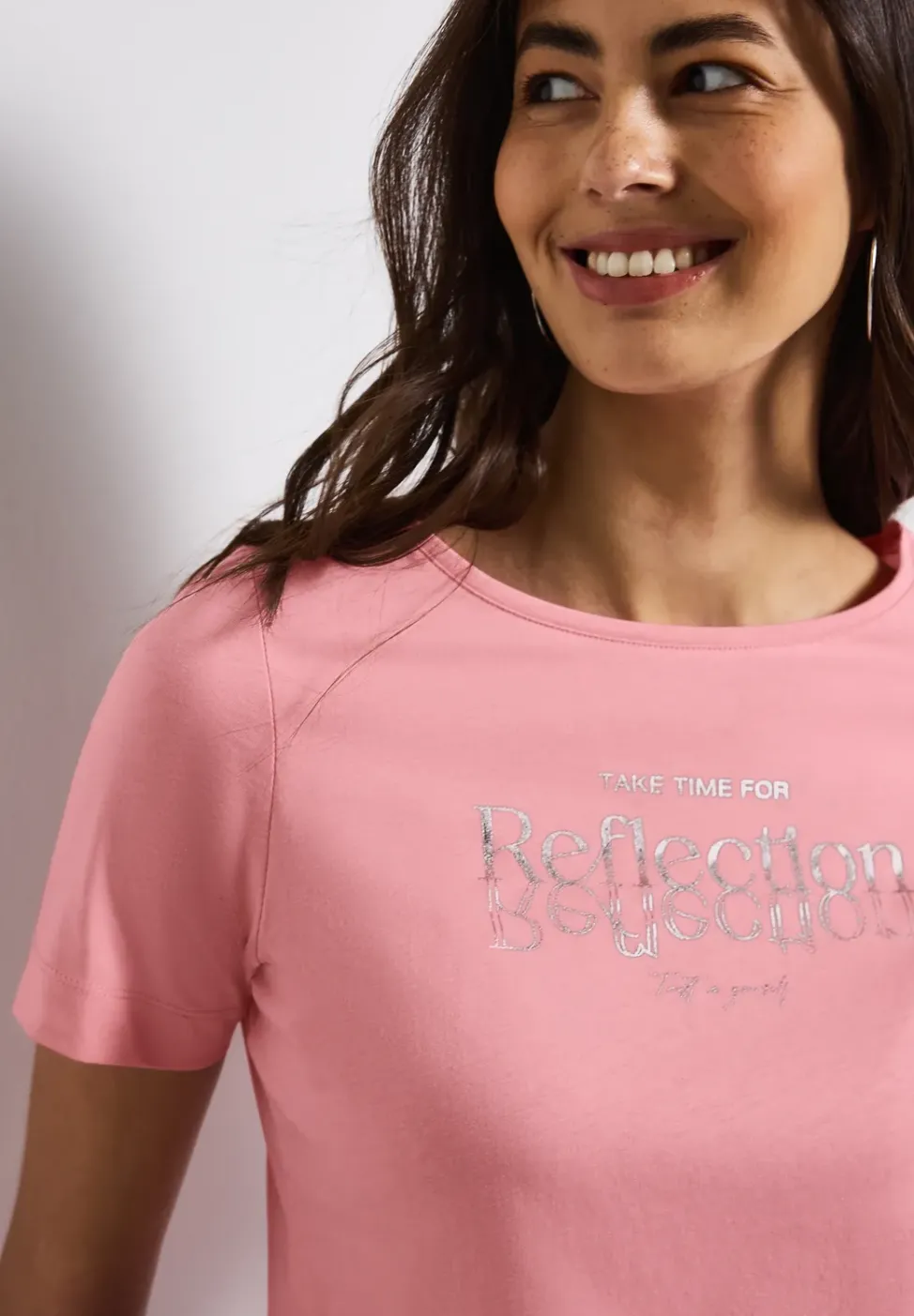 T-Shirt mit Folienwording