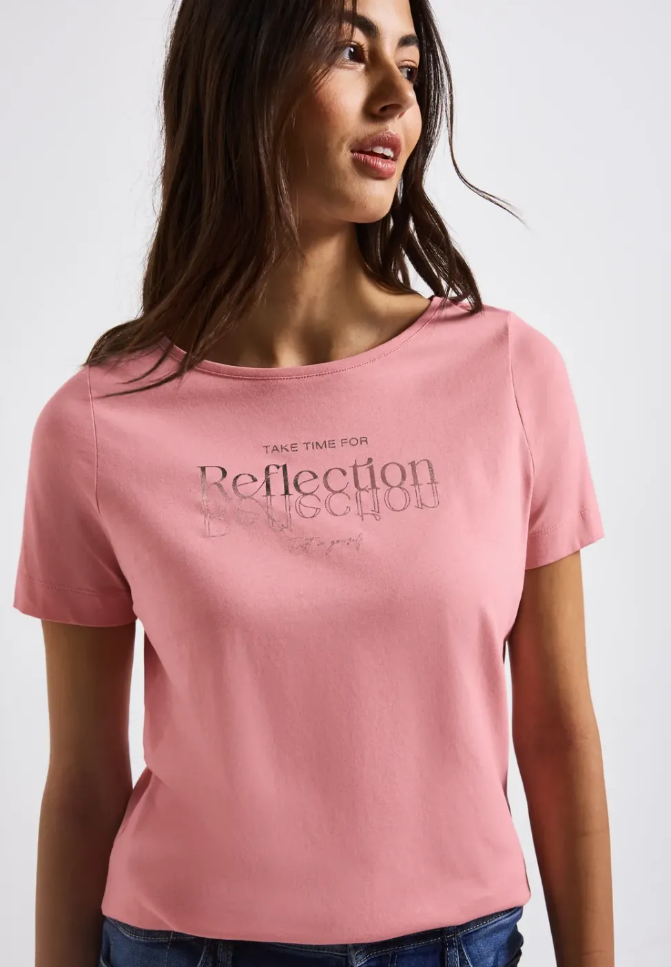 T-Shirt mit Folienwording