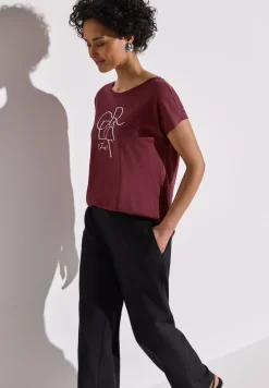 T-Shirt mit Folien Wording
