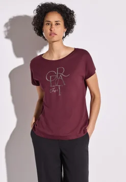 T-Shirt mit Folien Wording