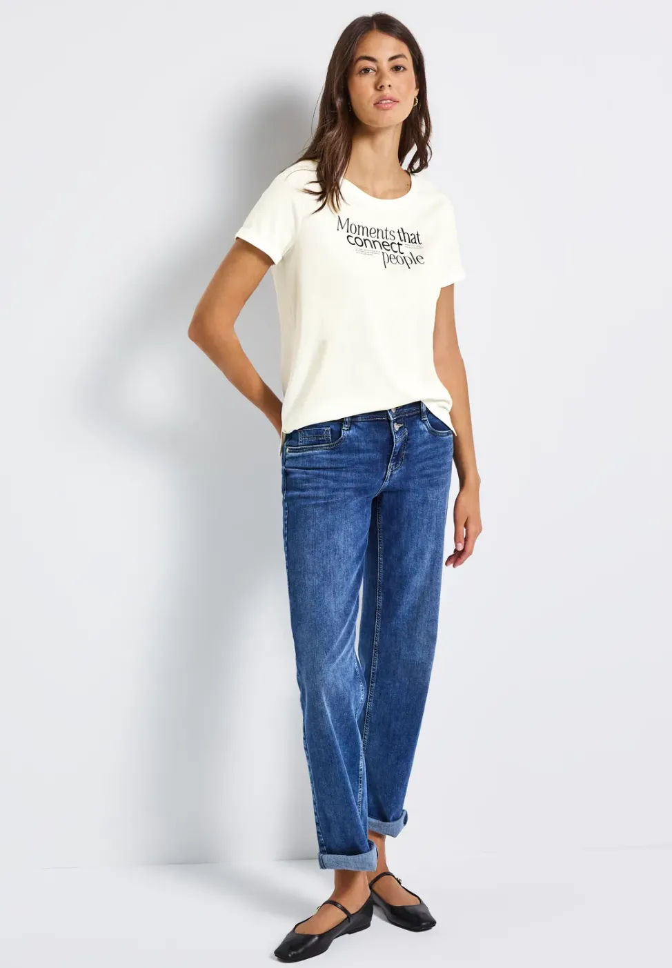 T-Shirt mit Frontprint