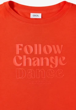T-Shirt mit Frontprint