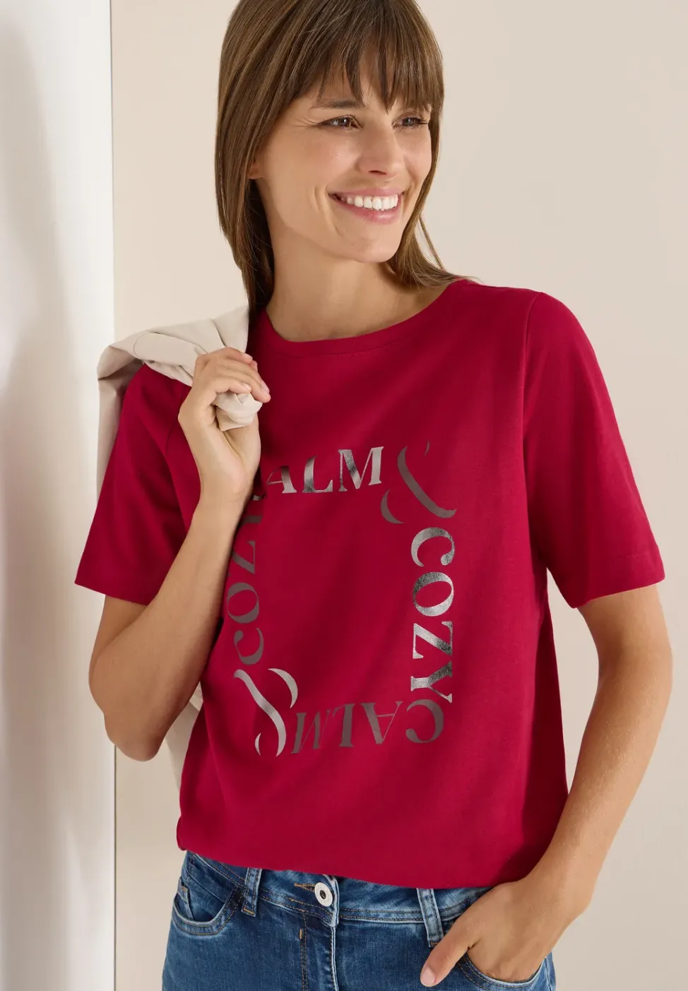 T-Shirt mit Frontprint